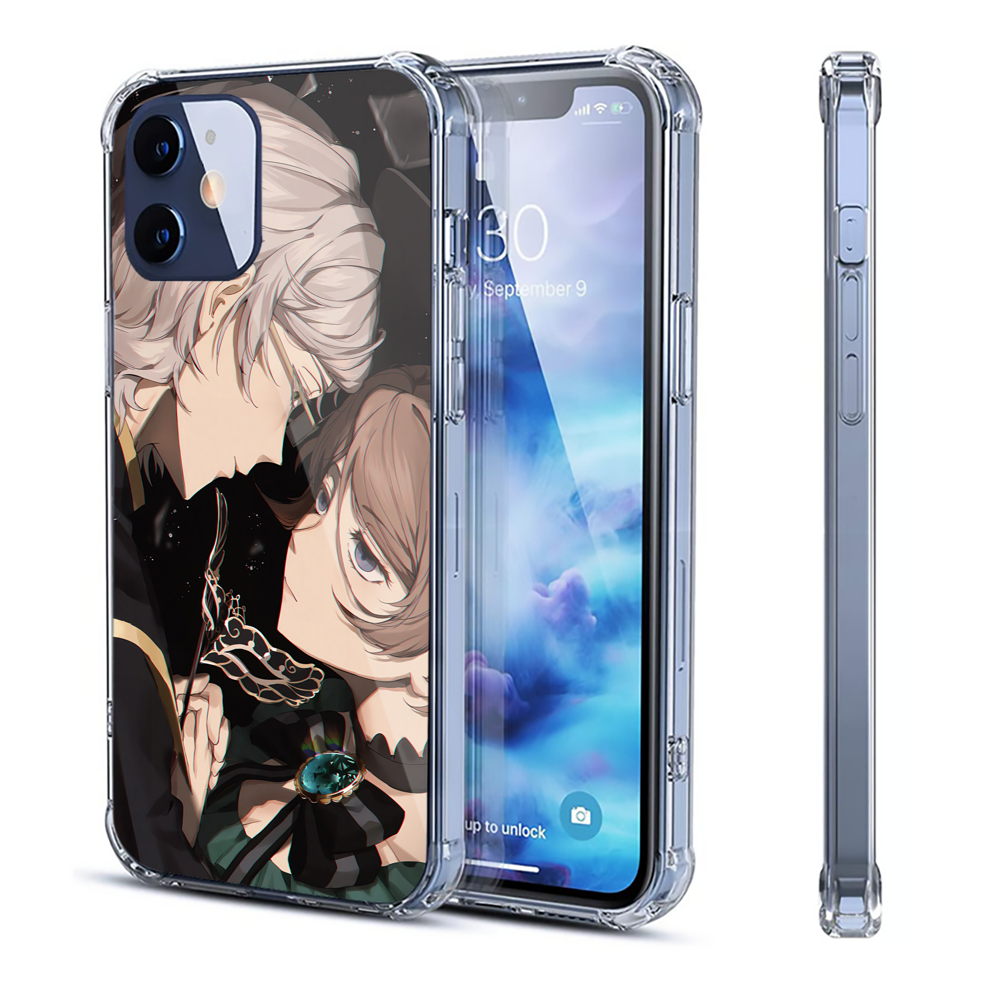 （画像用） 文豪ストレイドッグス Bungo Stray Dogs 【iPhone 12シリーズ対応】透明スマホケース（クリアソフトケース）